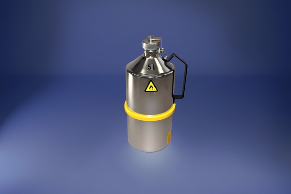 Original Salzkotten Sicherheits-Laborkanne Typ 101, 5 Liter, Schraubkappe, Überdruckventil