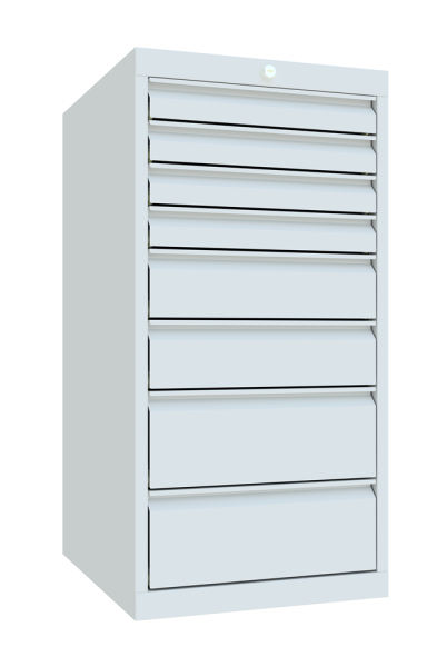 Pavoy Schubladenschrank Basic 500 x 600 x 1000 mm, 8 Schubladen