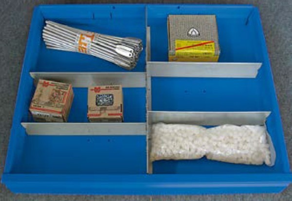 Pavoy Einteilungs-Set für 6 Fächer, Blendenhöhe 175 / 200 mm