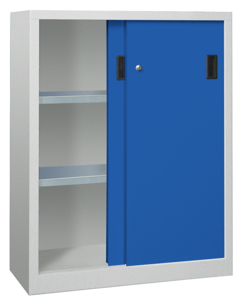 Pavoy Schiebetürenschrank mit Vollblechtüren 1000 x 400 x 1200 mm