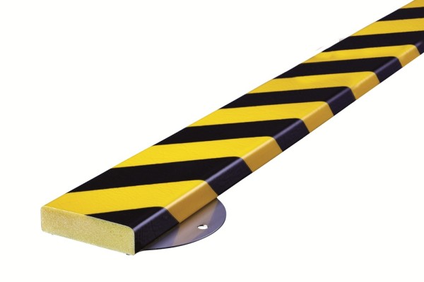 Knuffi® Wall Protection Kit Typ S, gelb/schwarz, 1 m
