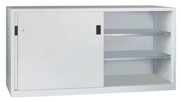 Pavoy Schiebetürenschrank mit Vollblechtüren 2000 x 500 x 1000 mm