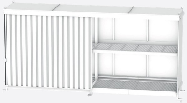 Bauer Regalcontainer Typ CEN 65-2 IBC mit Schiebetor