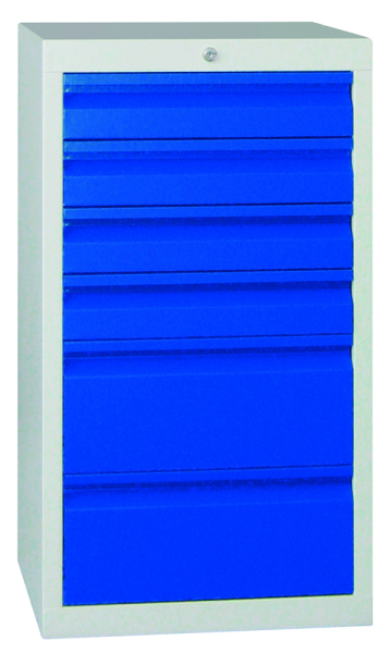 Pavoy Schubladenschrank Light 500 x 500 x 900 mm, 6 Schubladen