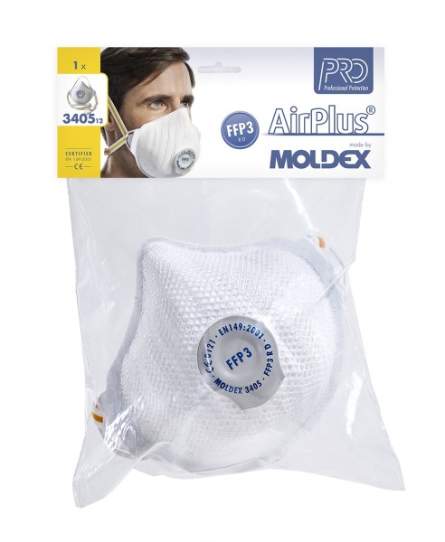 Moldex Air Plus Atemschutzmaske FFP3 R D 340512