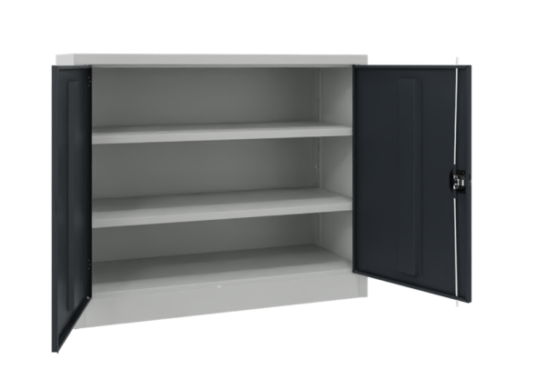 Pavoy Flügeltürenschrank mit Vollblechtüren 1200 x 400 x 1000 mm