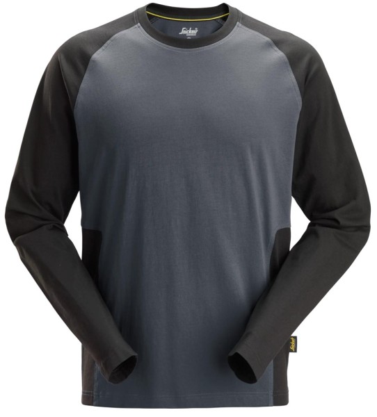 Snickers Workwear 2450 Zweifarbiges Shirt mit langem Arm