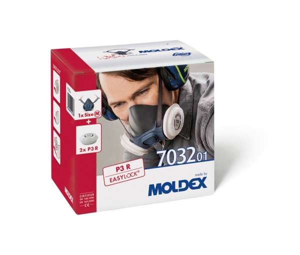 Moldex Serie 7000 Halbmaske mit P3 R Filter 7032
