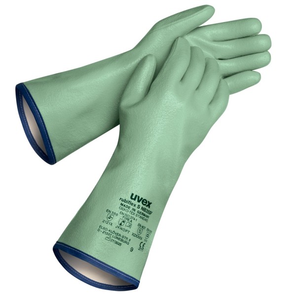 Chemikalien-Schutzhandschuhe uvex rubiflex S NB35SF