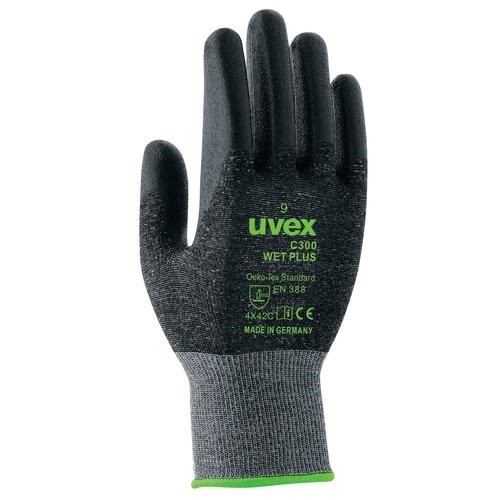 Schnittschutz-Handschuhe uvex C300 wet plus