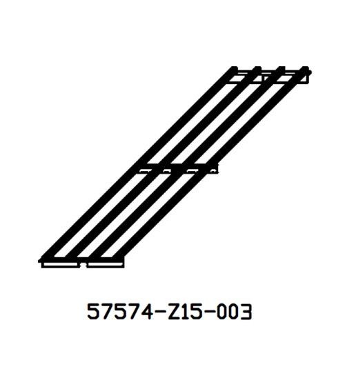 Pavoy Schuhrost für Sitzbanklänge 2000 mm