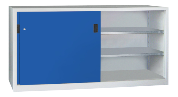 Pavoy Schiebetürenschrank mit Vollblechtüren 2000 x 600 x 1000 mm