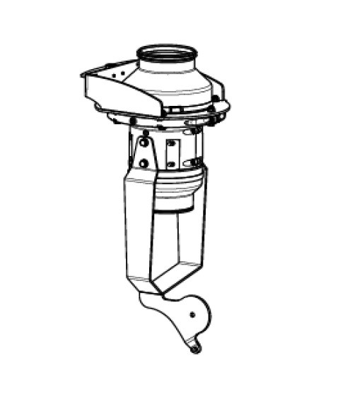 Fumex Drehgelenk PRSV für PTX mit Deckenmontage