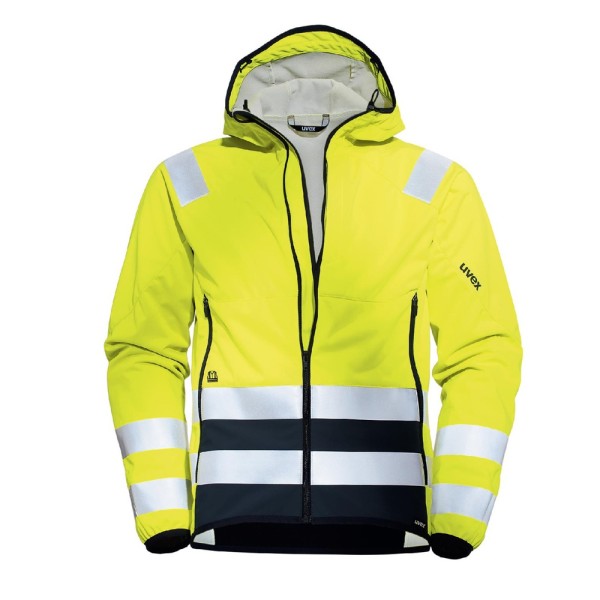uvex protection active flash + storm Softshelljacke 7431