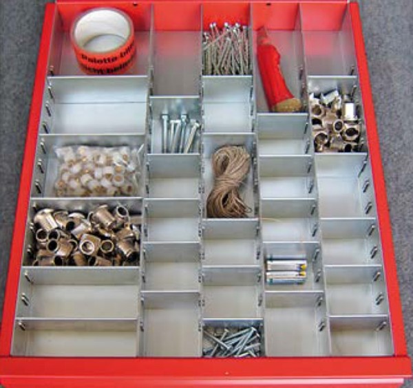 Pavoy Einteilungs-Set mit 8 Reihen, 1x 207, 3x 138, 4x 69 mm