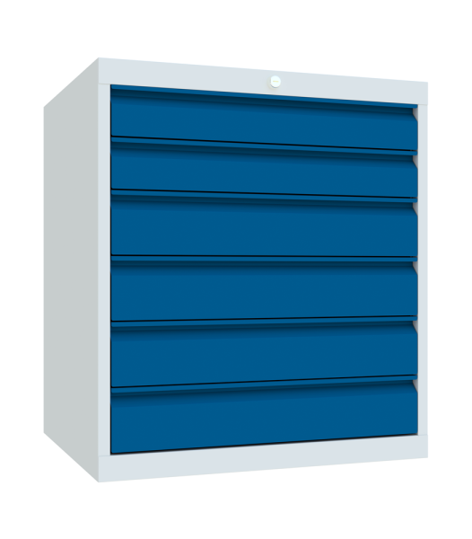 Pavoy Schubladenschrank Basic 715 x 600 x 800 mm, 6 Schubladen