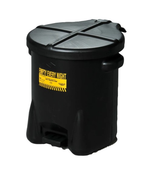 Eagle Poly-Abfalleimer 933FLBLK schwarz