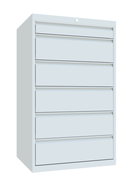Pavoy Schubladenschrank Basic 1023 x 600 x 1200 mm, 6 Schubladen