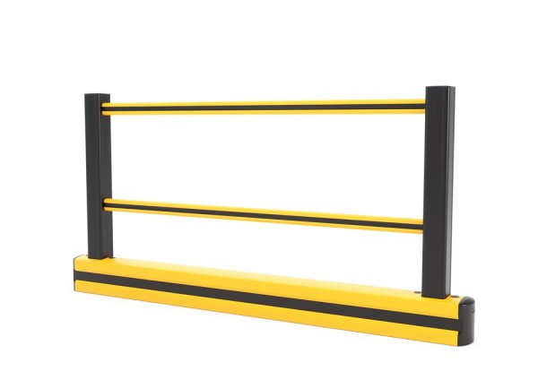 Boplan Flex Impact FLIP200F Plus Bodenleisten, Gelb/Schwarz, L 2250mm