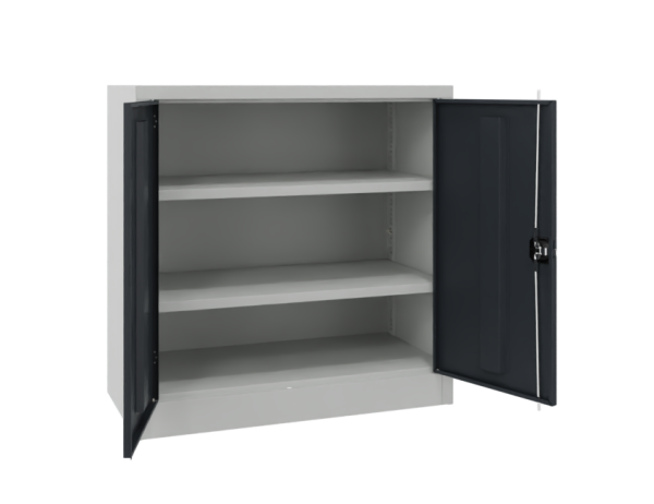 Pavoy Flügeltürenschrank mit Vollblechtüren 1000 x 400 x 1000 mm