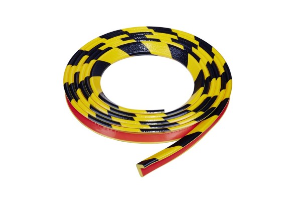Knuffi® Eckschutz Typ E, selbstklebend, gelb/schwarz, 5 m