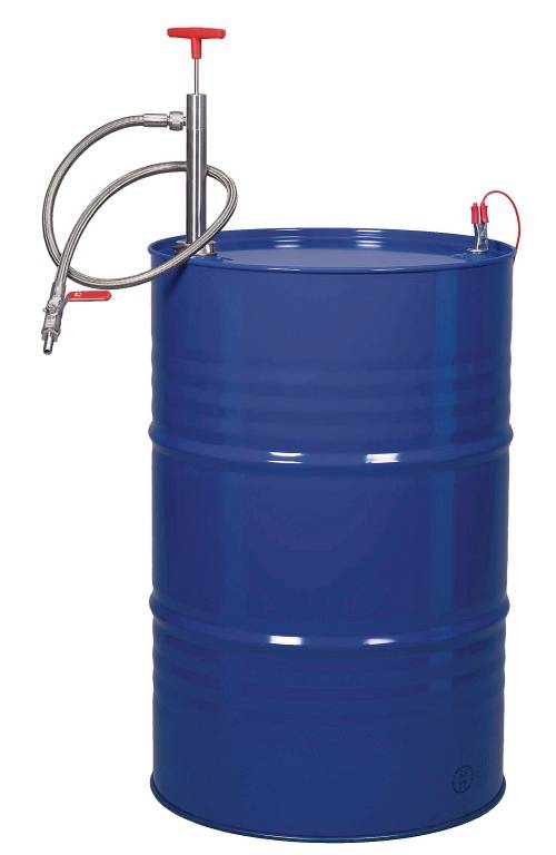 Fasspumpe Edelstahl mit Auslaufschlauch, 560 ml/Hub