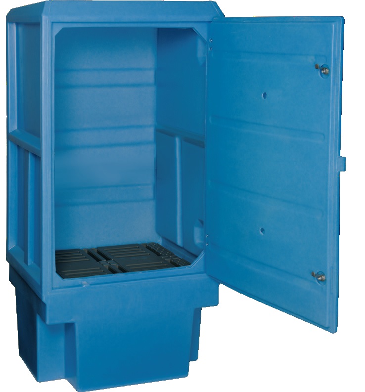 ADESATOS PE-Gefahrstoffschrank SL-5 für 1 Fass mit 225 Liter für