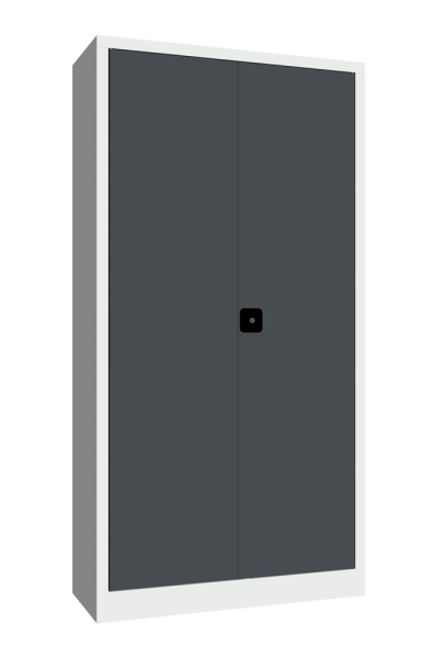 Pavoy Werkzeugschrank 1000 x 500 x 1950 mm, 3 Böden, 2 Schubladen