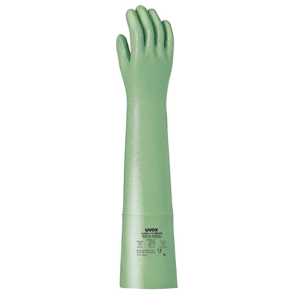 Gants protection chimique Rubiflex S NB60SZ - Uvex | Manutan Collectivités