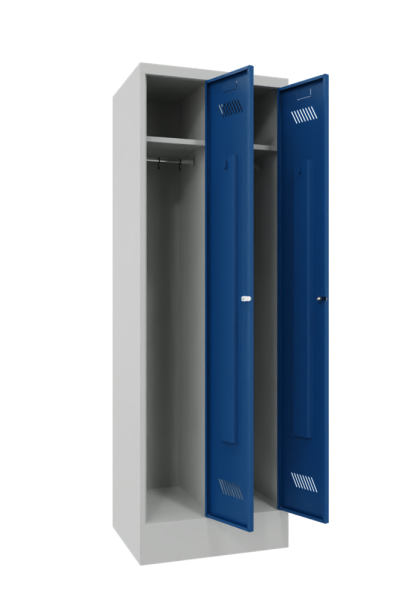 Pavoy Kleiderschrank mit Sockel 600 x 500 x 1850 mm