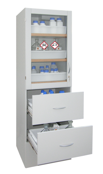 Lacont Säuren- und Laugenschrank SLS 600 GL/3-SF3