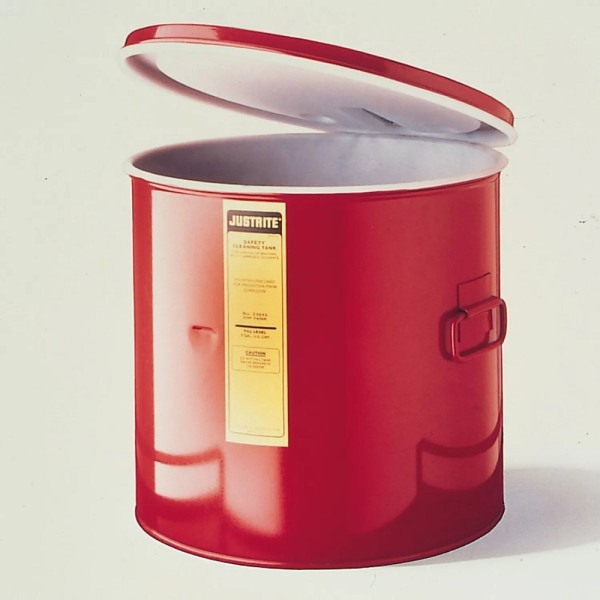 Justrite Sicherheits-Reinigungsbehälter 27602 rot