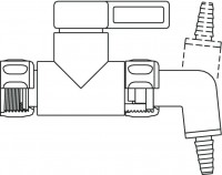 Auslaufwinkel mit Tülle StopCock für StopCock Ablasshahn Auslaufwinkel mit Tülle StopCock für StopCock Ablasshahn