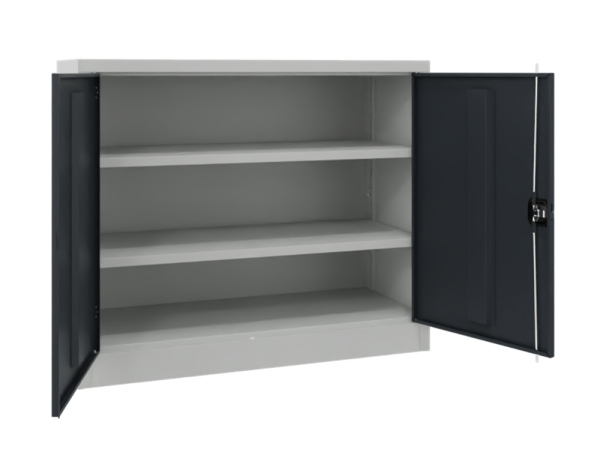 Pavoy Flügeltürenschrank mit Vollblechtüren 1200 x 600 x 1000 mm