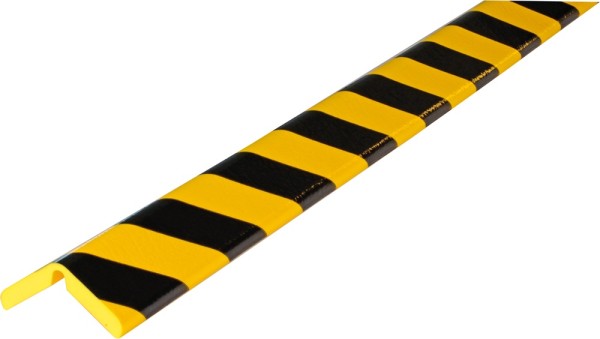 Knuffi® Eckschutz Typ H+ Flex, selbstklebend, gelb/schwarz, 1 m