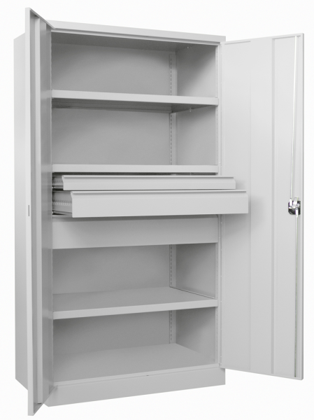 Pavoy Schwerlastschrank ohne Trennwand, 3 Böden, 3 Schubladen