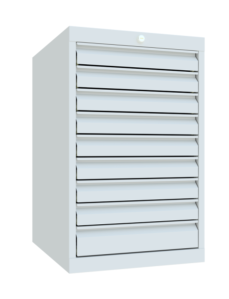 Pavoy Schubladenschrank Basic 715 x 600 x 800 mm, 9 Schubladen
