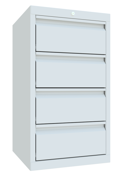 Pavoy Schubladenschrank Economy 500 x 500 x 900 mm, 4 Schubladen