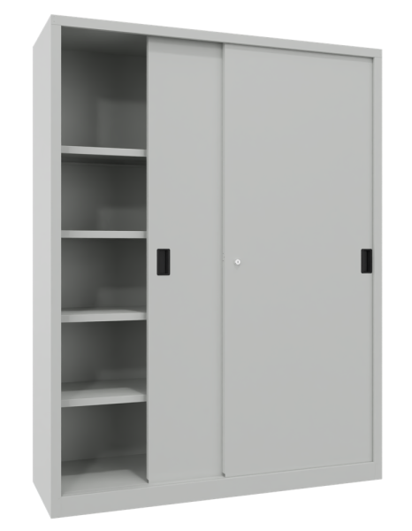 Pavoy Schiebetürenschrank mit Vollblechtüren 1500 x 400 x 1950 mm