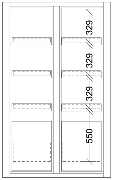 Lacont Sicherheits- / Gefahrstoffschrank SiS Typ 90 / 1200 ES MI