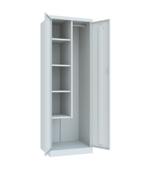 Pavoy Putzmittelschrank mit Sockel 600 x 500 x 1800 mm