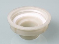 Gewindeadapter PP, außen/innen, 61 mm - 3" grob, natur Gewindeadapter PP, außen/innen, 61 mm - 3" grob, natur