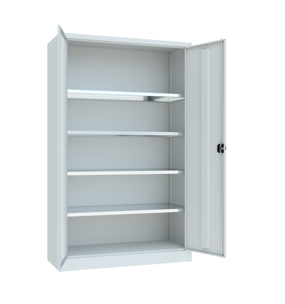 Pavoy Flügeltürenschrank mit Vollblechtüren 1200 x 500 x 1950 mm