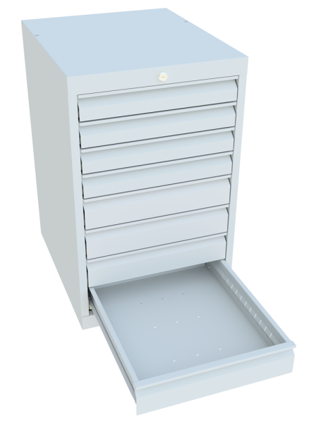 Pavoy Schubladenschrank Basic 1023 x 600 x 800 mm, 8 Schubladen