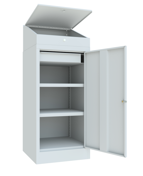 Pavoy Werkzeugschrank 500 x 500 x 1270 mm, 1 Ausziehboden