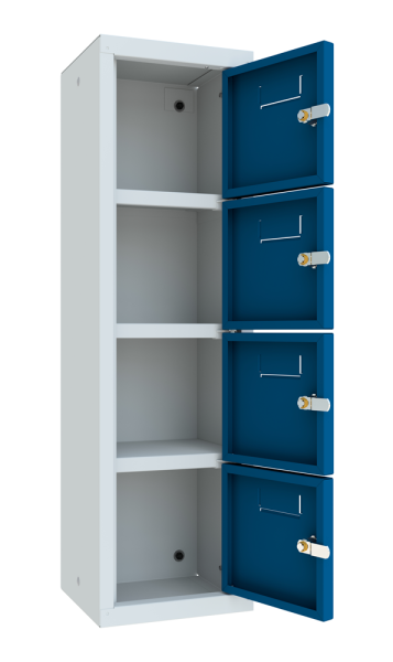 Pavoy Schließfachschrank 225 x 200 x 778 mm, 4 Fächer