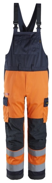 Snickers Workwear 6064 ProtecWork Latzhose, Warnschutzklasse 2