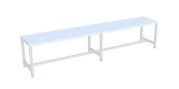 Pavoy Umkleidesitzbank 2000 mm, einseitig, ohne Schuhrost