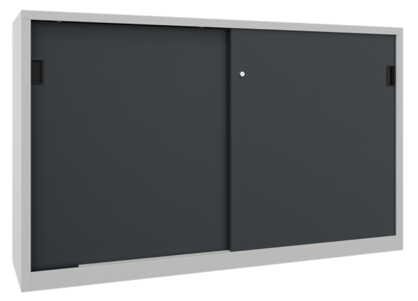 Pavoy Schiebetürenschrank mit Vollblechtüren 2000 x 500 x 1200 mm