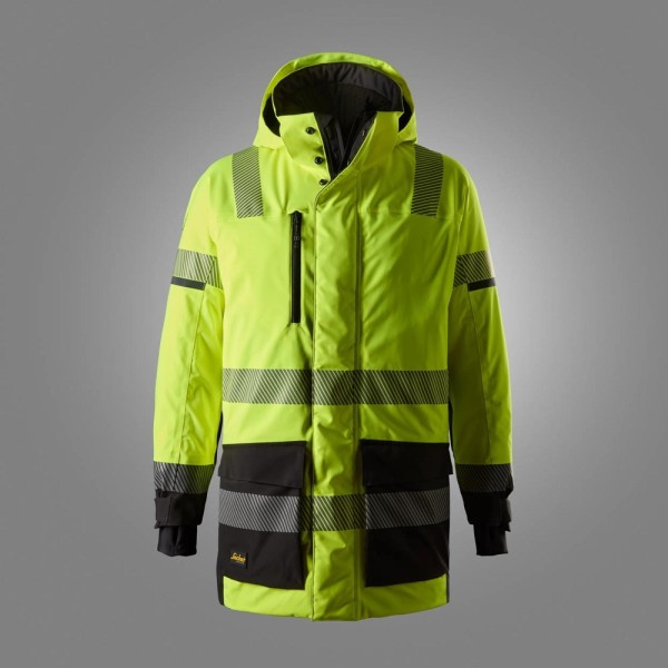 Snickers Workwear 1831 High Vis Wasserdichter Stretch Parka